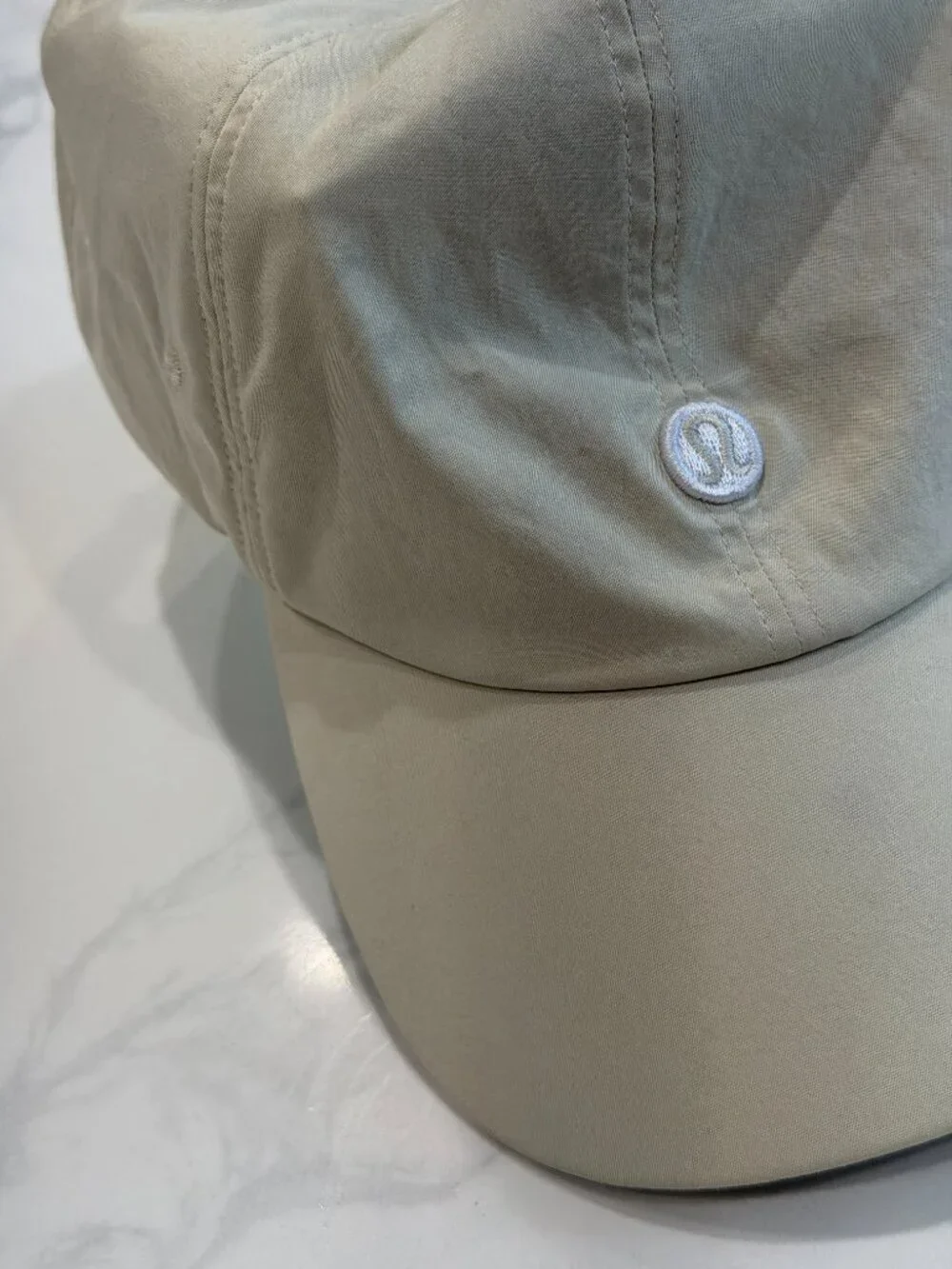 Lululemon Tan/Beige Ponytail Baseball Hat Cap